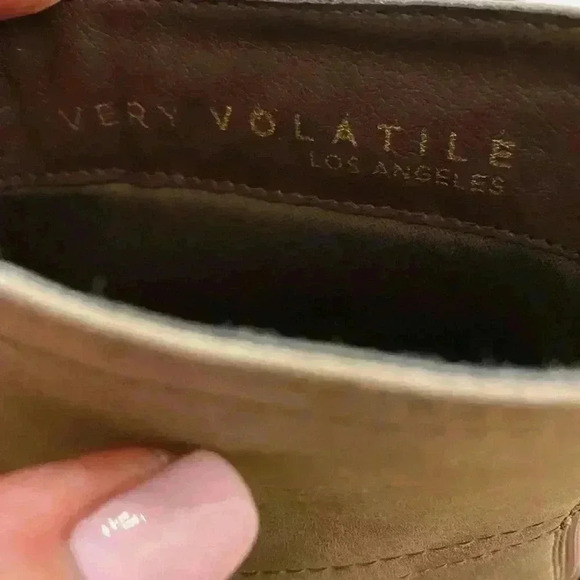 Women's Fringed booties faux leather Khloe high ankle Very Volatile 7.5 new‎ - Picture 2 of 13